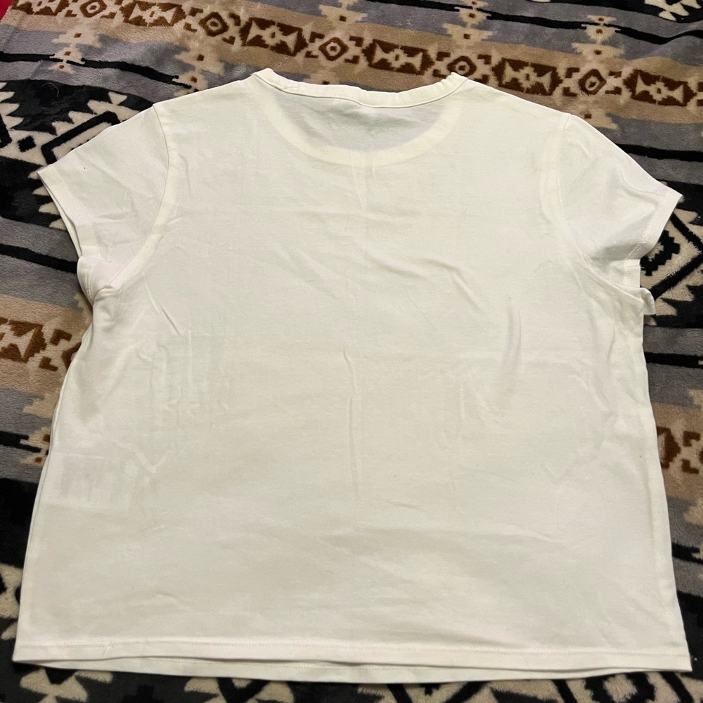 Dividcd Nwot Basic White Too. Size Medium - image 2